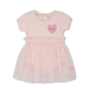 Billieblush Tulle Skirted Heart Dress in pink size 6 months, like-new
